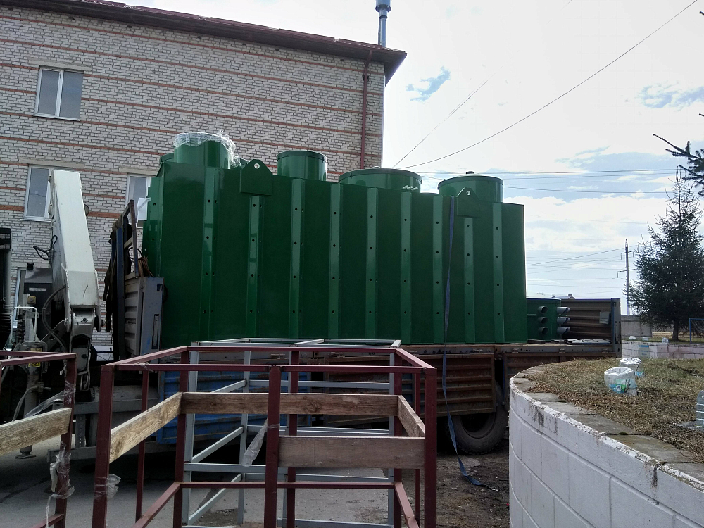 Хозяйственно-бытовой сток - 20 м3 в сутки, коттеджный поселок "Новорижские ключи", МО