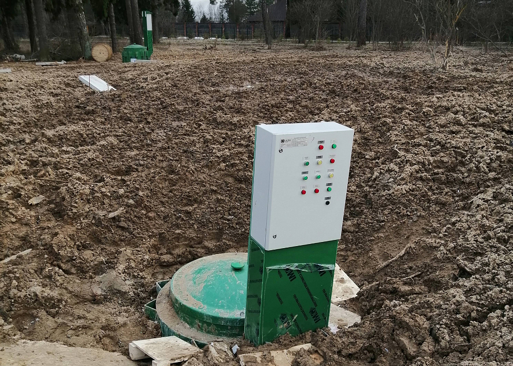 КНС для хозяйственно-бытовых стоков, МО, ООО "Бергхаус"